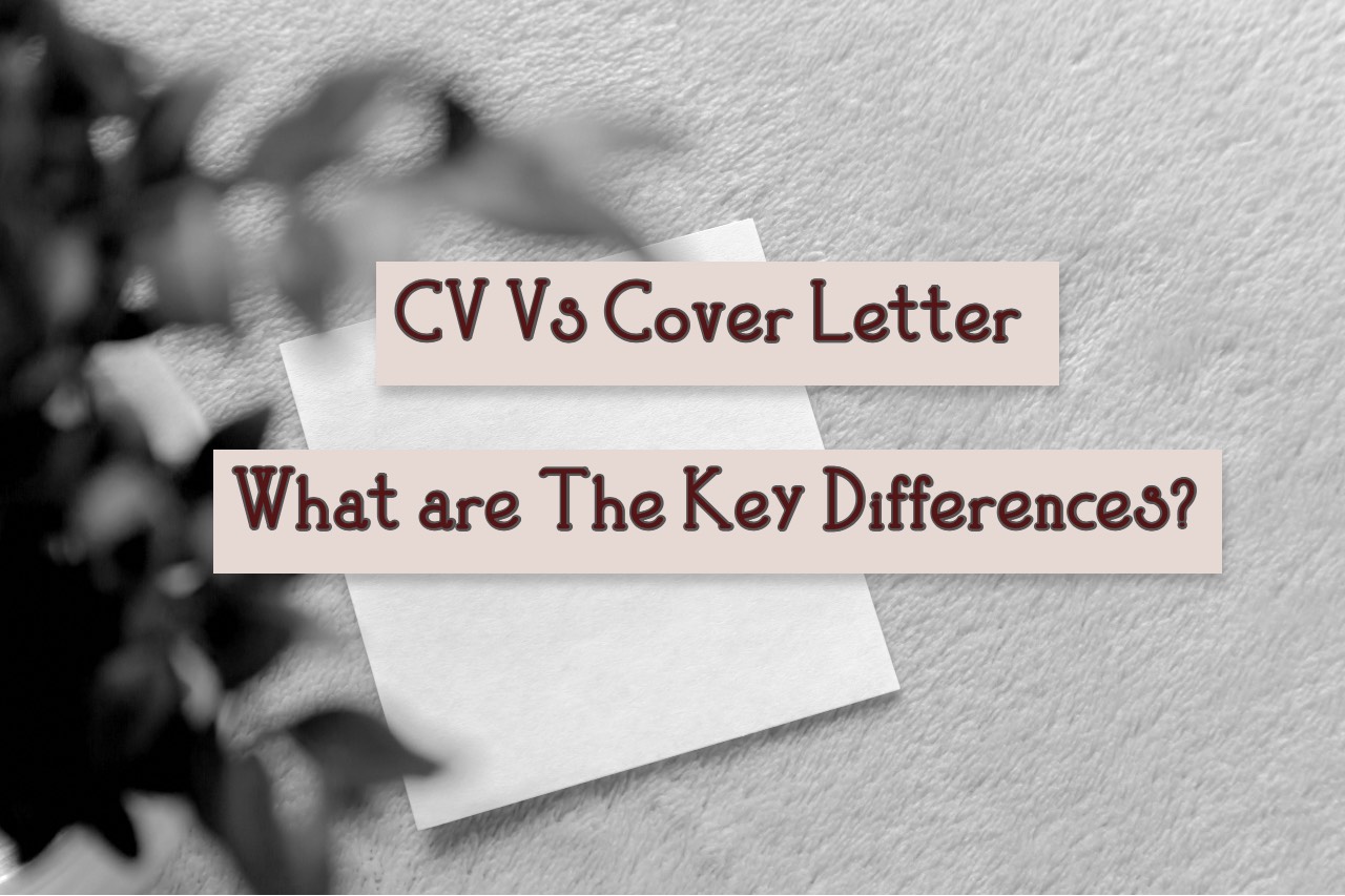 CV Vs Cover Letter What are The Key Differences SOEG Consulting