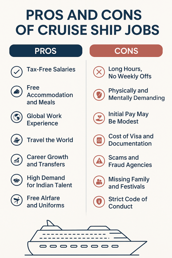 Pros and Cons of working on a Cruise ship