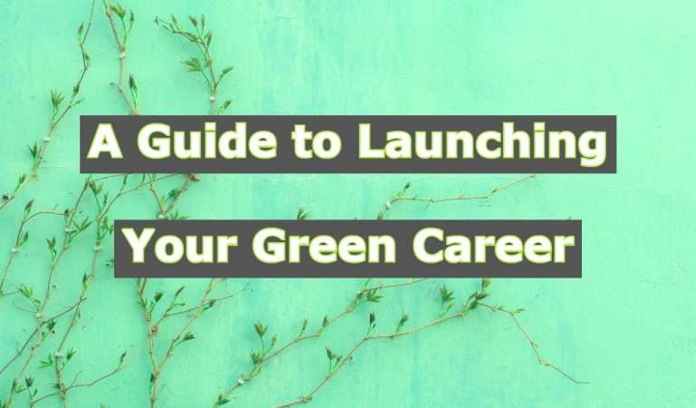 A Guide to Launching Your Green Career