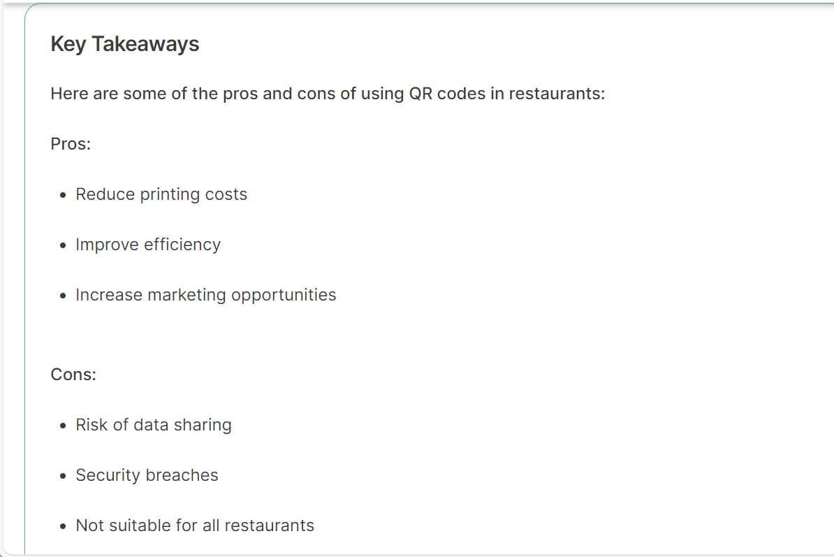 Best QR Code Contactless Digital Menus for Restaurants | SOEG Consulting