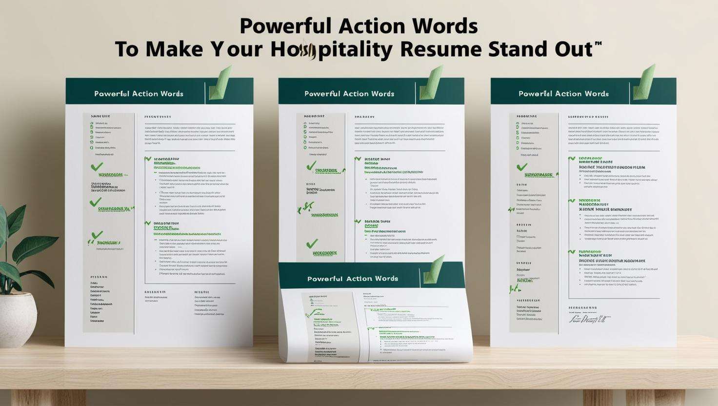 Powerful Action Words to Make Your Hospitality Resume Stand Out | SOEG ...