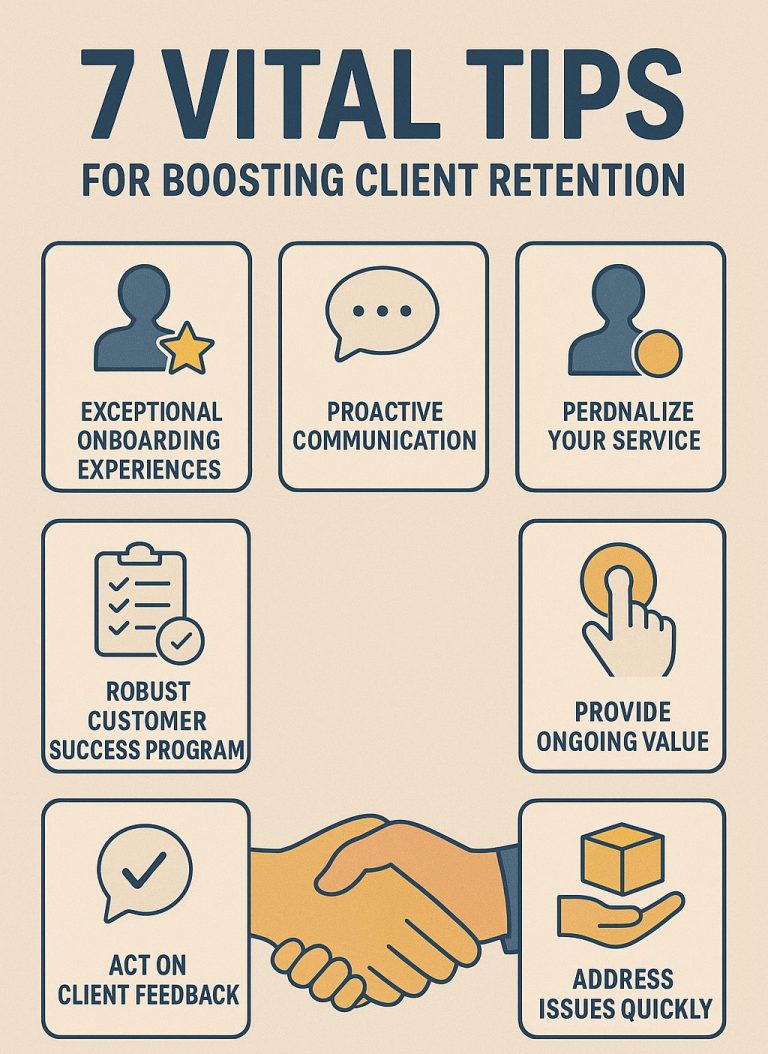 7 Vital Tips for Boosting Client Retention