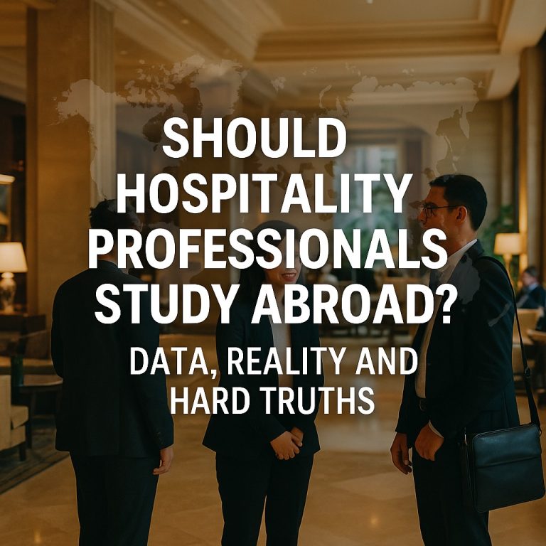 Should Indian Hospitality Professionals Study Abroad? Data, Reality and Hard Truths